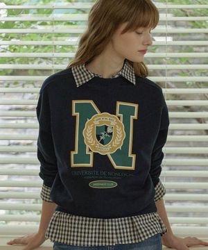 N Logo Sweatshirt - Navy