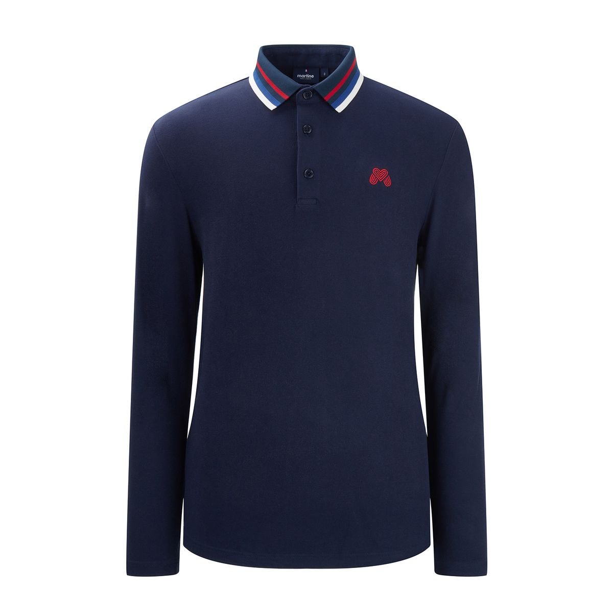 마틴골프(MARTINE GOLF) Collar Point Polo Shirts_Navy (Men)