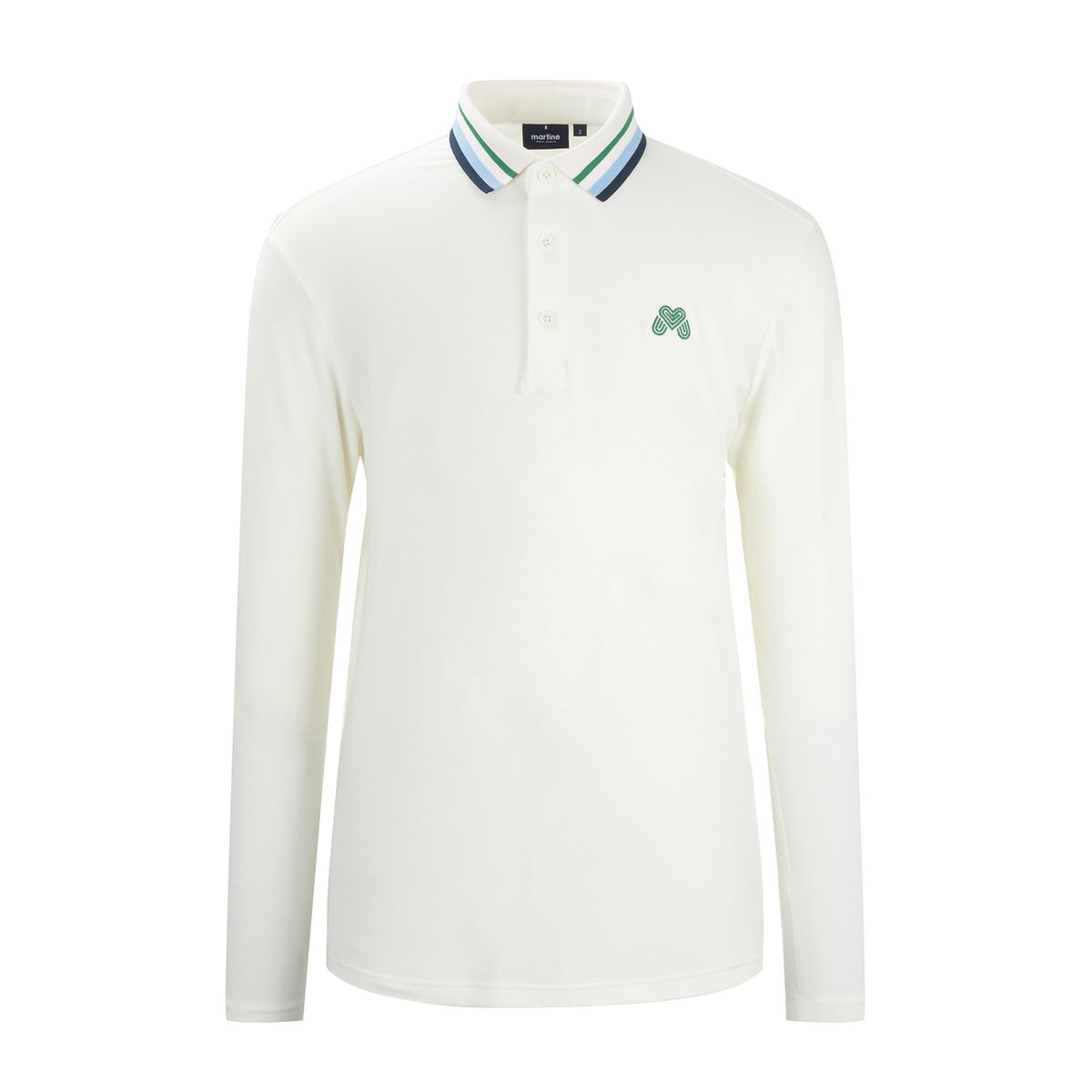 마틴골프(MARTINE GOLF) Collar Point Polo Shirts_O/White (Men)