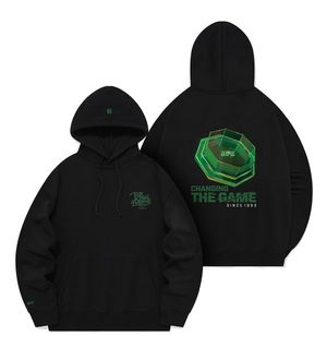 UFC 30주년 옥타곤 오버핏 후드티 블랙 U2HDU3319BK