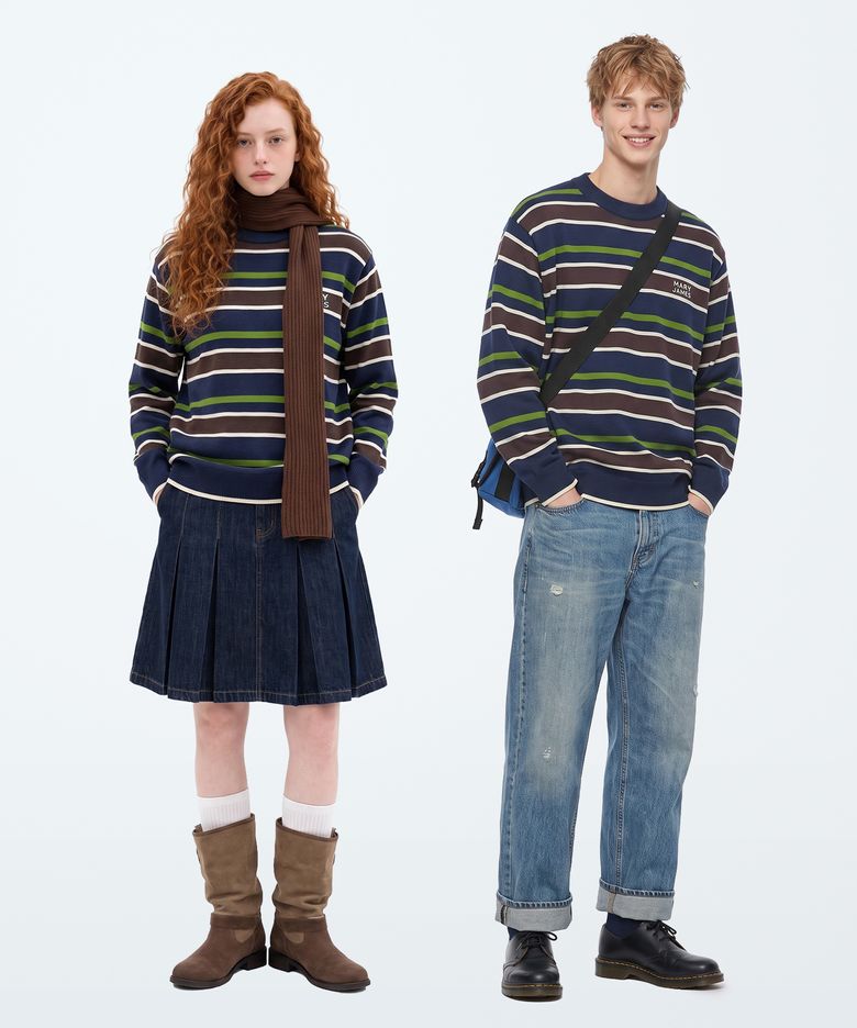 [남녀공용] HEAVENMATCH KNIT - NAVY BROWN