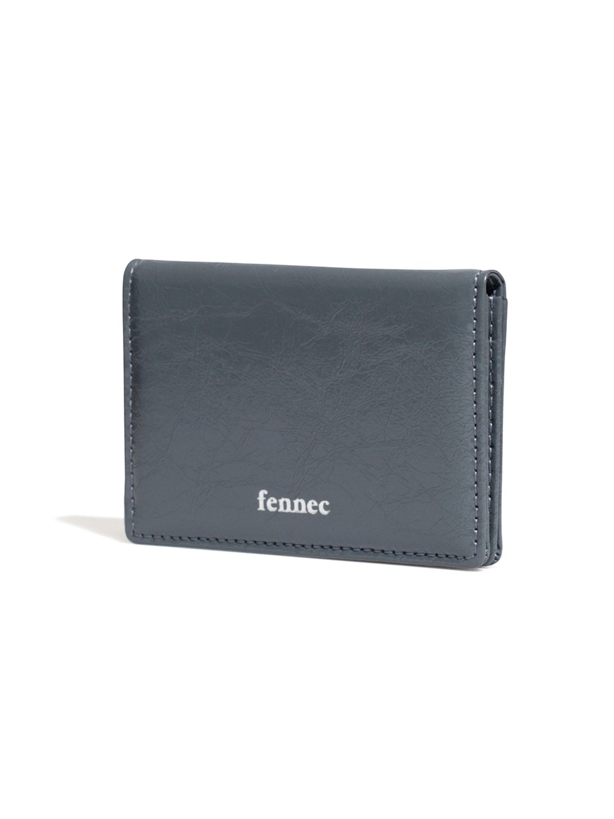 페넥(FENNEC) CRINKLE SOFT CARD CASE - DARK GREY