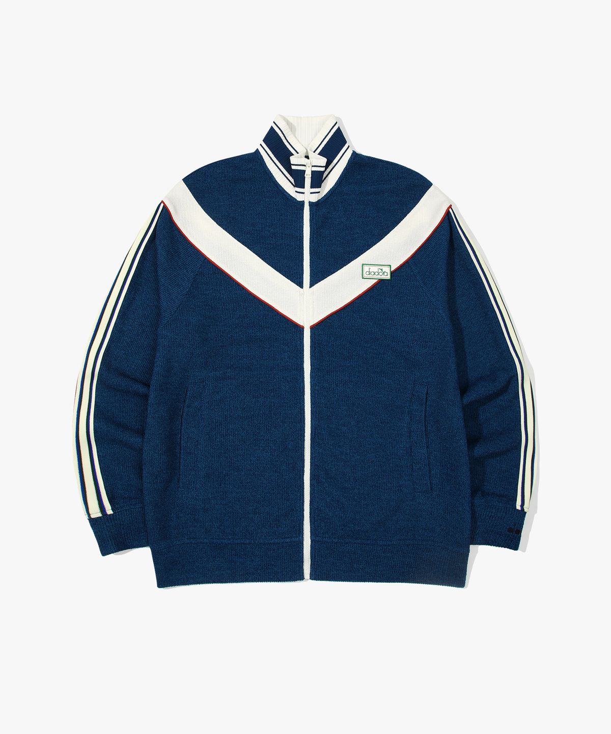 디아도라(diadora) 몬텔로 테리 트레이닝 자켓 BLUE