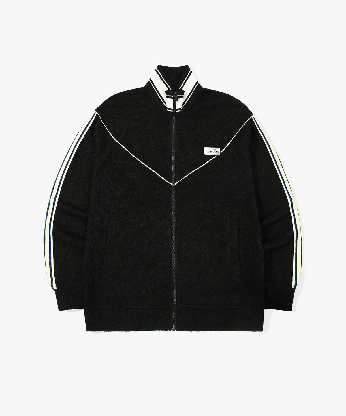 디아도라(diadora) 몬텔로 테리 트레이닝 자켓 BLACK