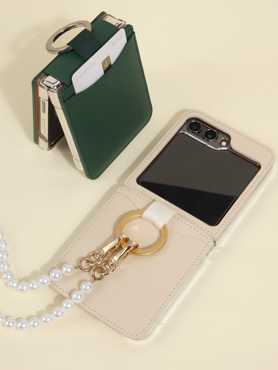 ★DESIGN SKIN★ Galaxy Z Flip 5 Ring Grip Leather Card Pocke MUSINSA | DESIGNSKIN Galaxy Z Flip 5 Ring Grip Leather Card