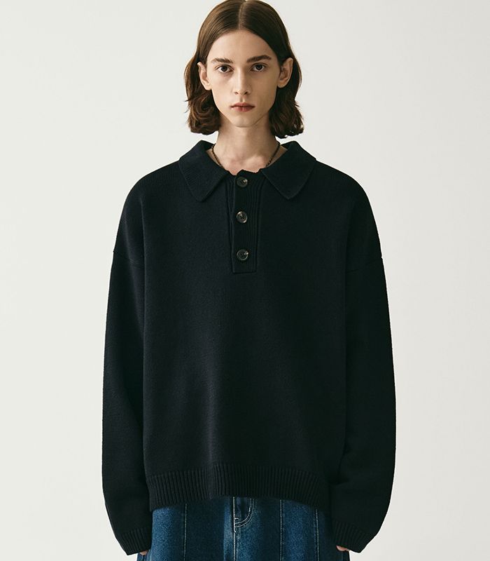 ☆送料・関税込☆AVANDRESS★Kamen Collar Knit ★ ☆送料・関税込☆AVANDRESS☆Kamen Collar Knit ☆ (AVANDRESS