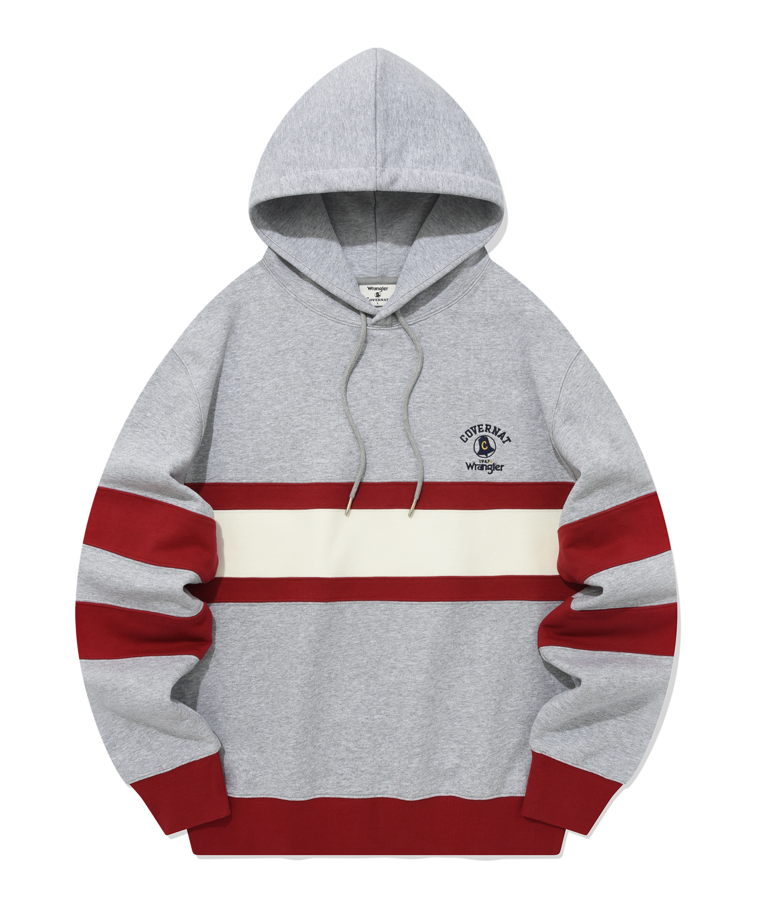 ★関税込★COVERNAT X WRANGLER★ARTWORK SLIT COLORING HOODIE CLOUT COLLECTION ™️ | 'Biosphere' Oversized Cotton Hoodie