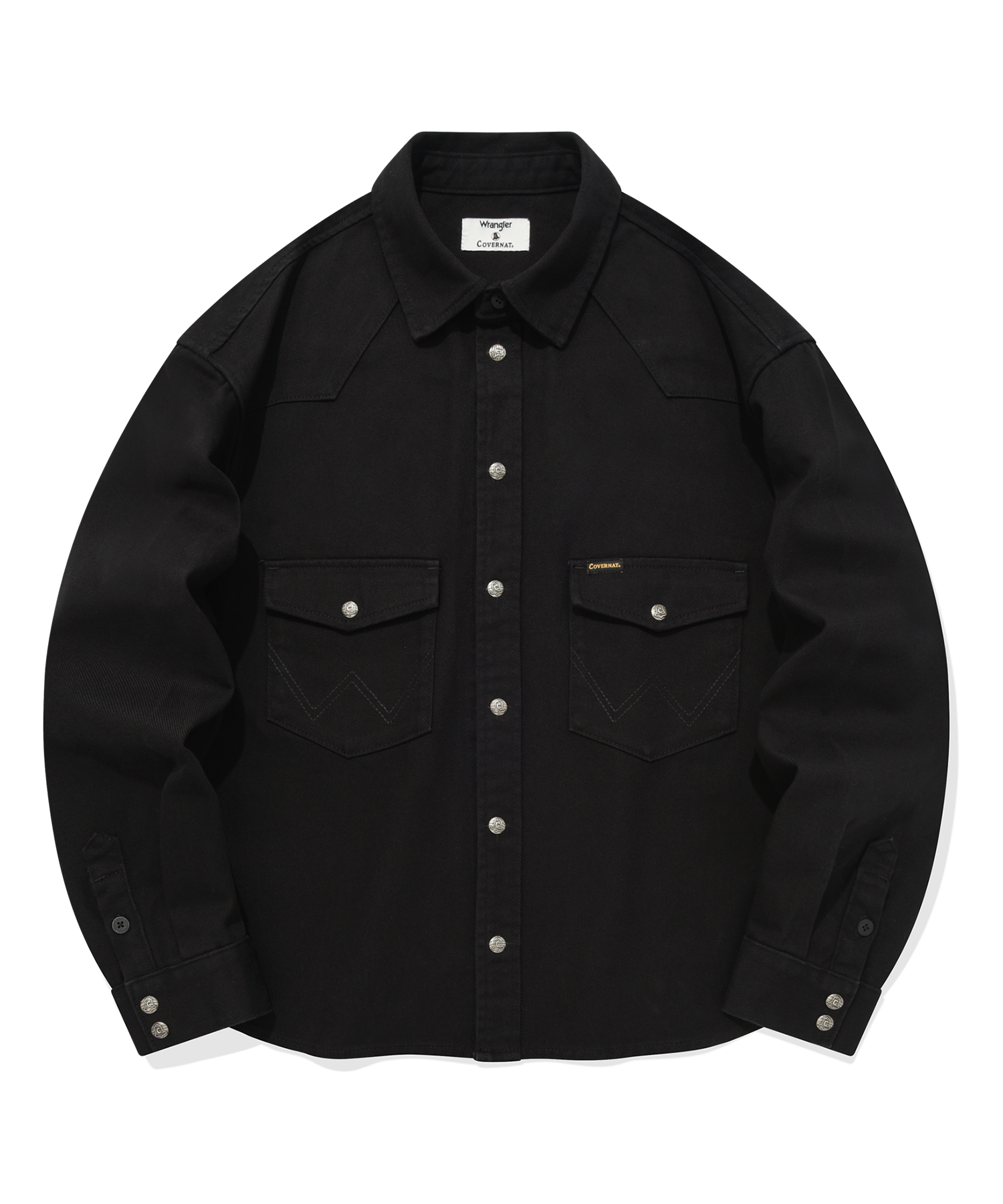 Tシャツ・カットソー COVERNAT Subinier Busan T-shirt Black MUSINSA | COVERNAT [COVERNAT x WRANGLER] Overfit Cotton