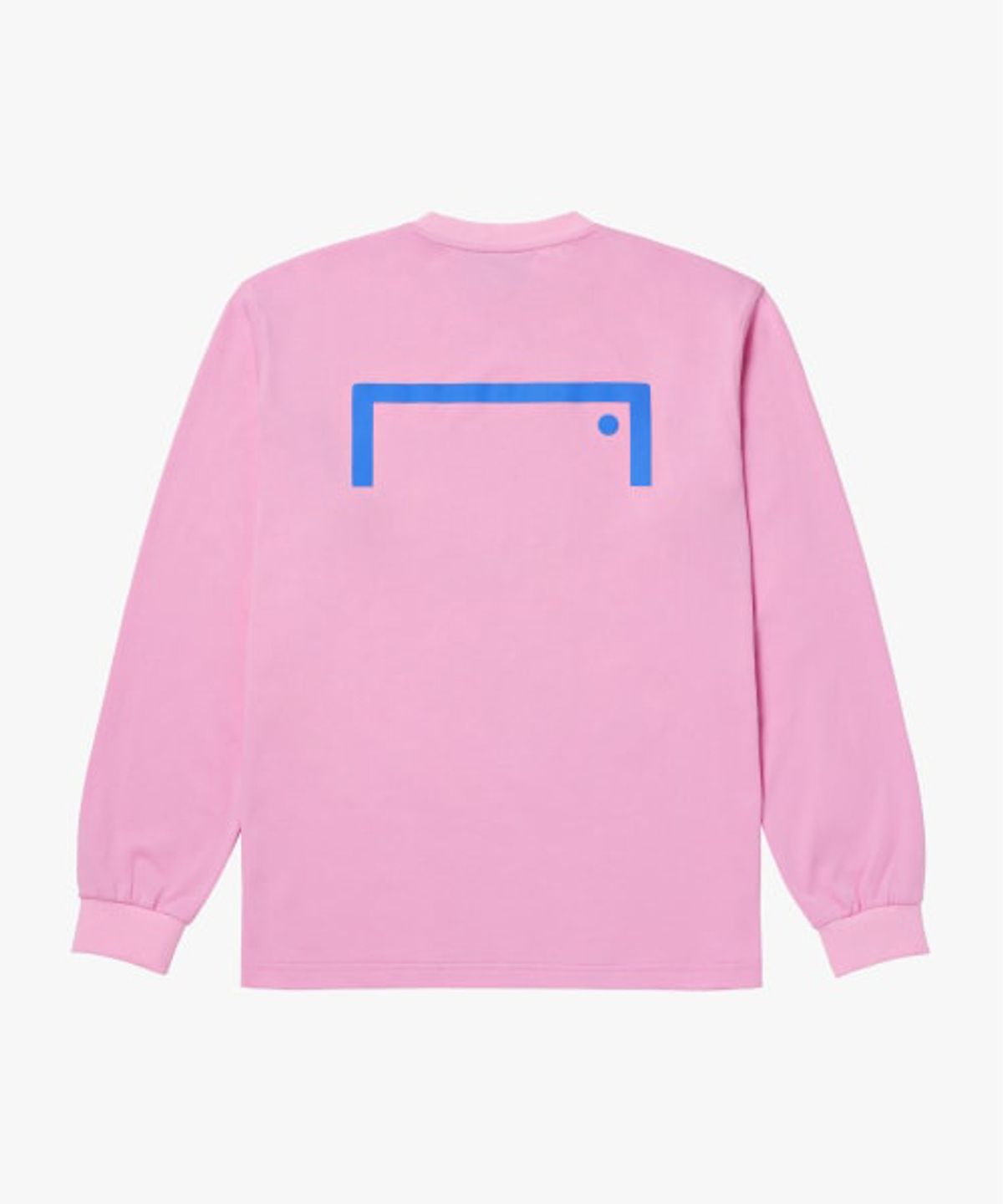 골스튜디오(GOALSTUDIO) ESSENTIAL BIG LOGO LONG SLEEVE TEE-LIGHT PINK