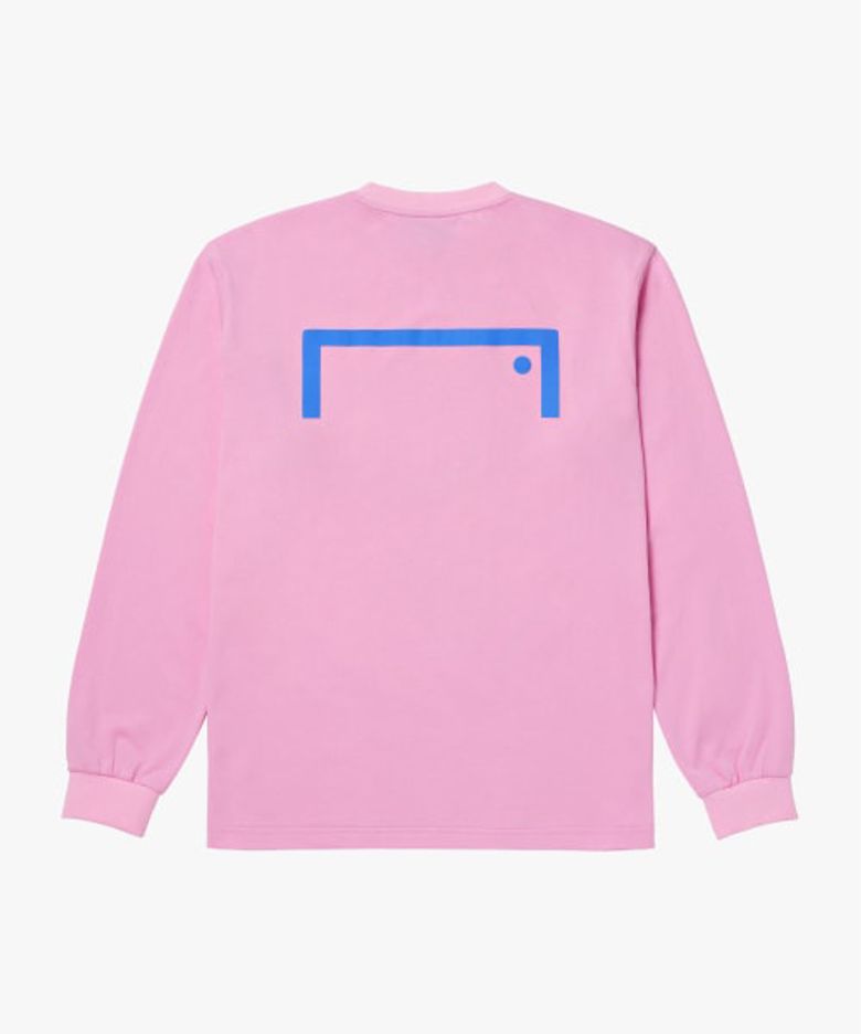 ESSENTIAL BIG LOGO LONG SLEEVE TEE-LIGHT PINK