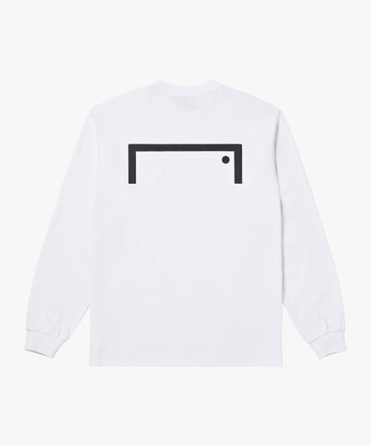골스튜디오(GOALSTUDIO) ESSENTIAL BIG LOGO LONG SLEEVE TEE-WHITE