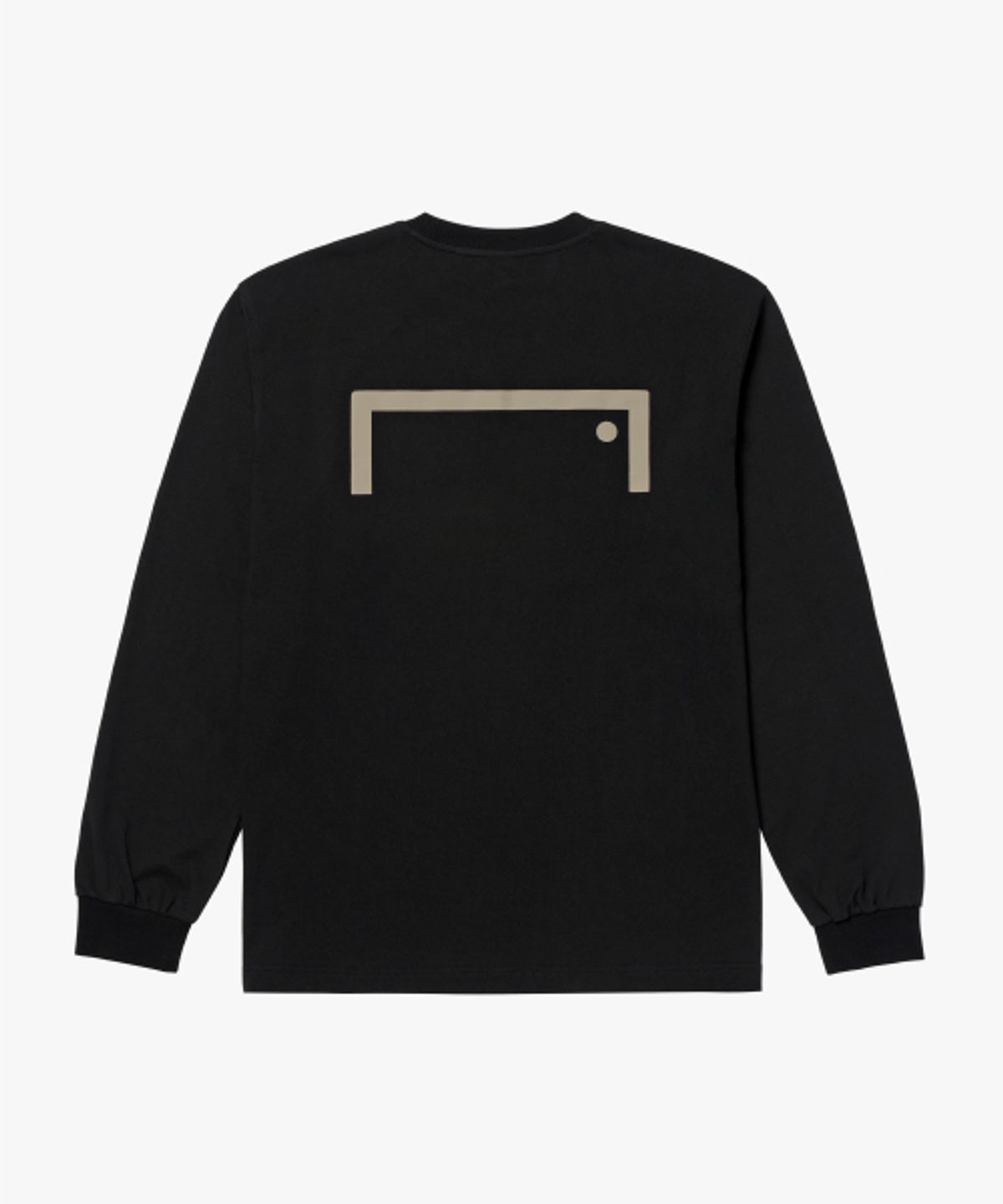 골스튜디오(GOALSTUDIO) ESSENTIAL BIG LOGO LONG SLEEVE TEE-BLACK