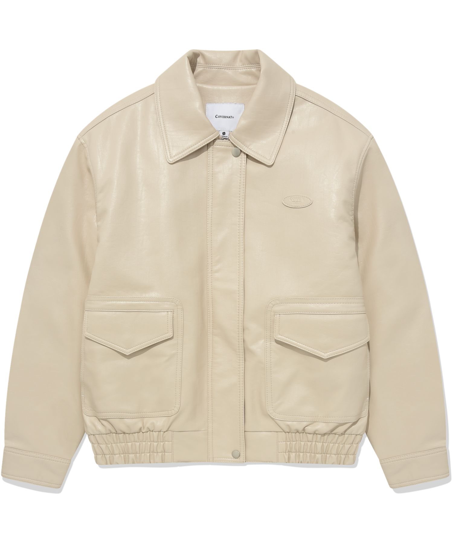 レザージャケット・コート COVERNAT Women's Leather Bomber Jacket Ivory CO2303JK62IV MUSINSA | COVERNAT Women's Leather Bomber Jacket Ivory