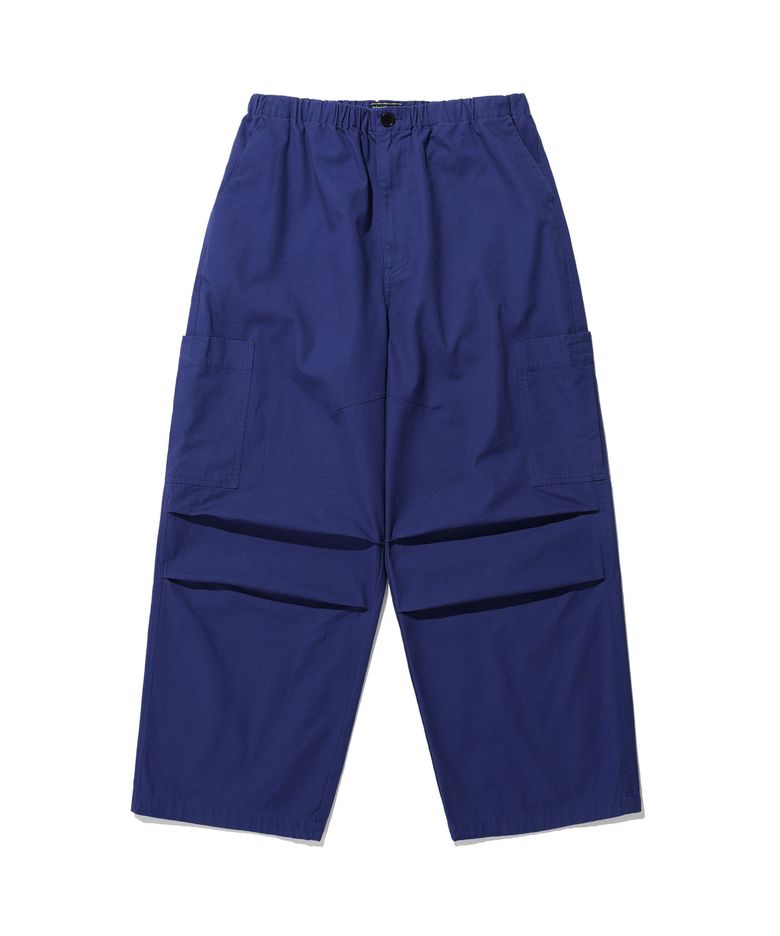 COTTON WASHED PARACHUTE PANTS _BLUE(NG2DFUPA13A)