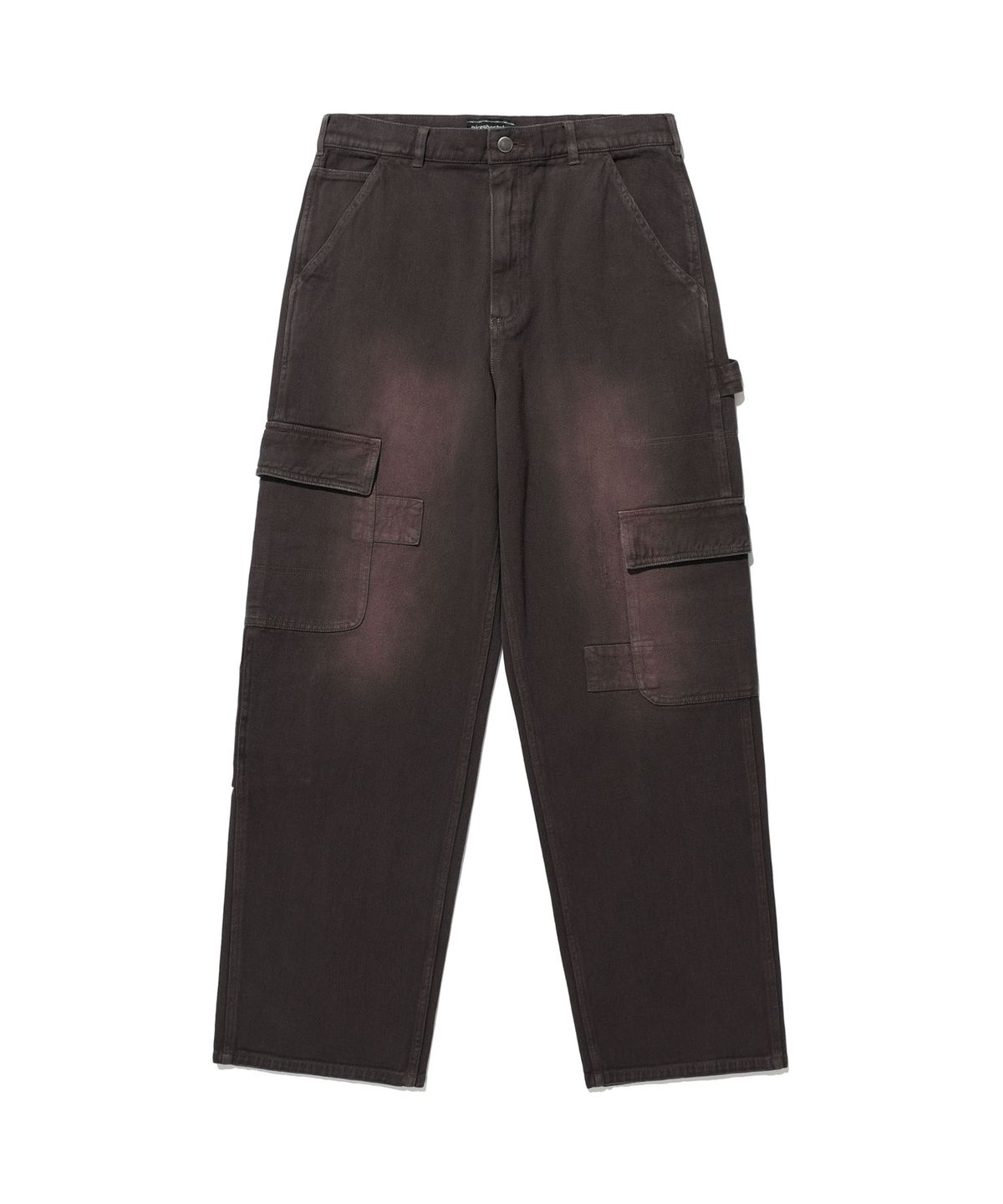 나이스고스트클럽(NICEGHOSTCLUB) CARPENTER CARGO WASHED JEANS_BROWN(NG2DFUD104A)