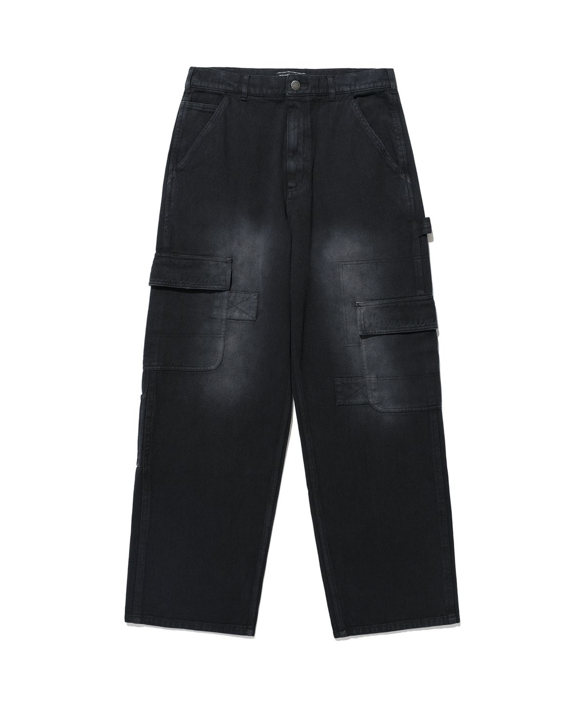나이스고스트클럽(NICEGHOSTCLUB) CARPENTER CARGO WASHED JEANS_BLACK(NG2DFUD104A)