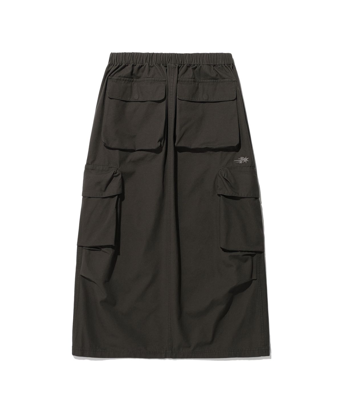 나이스고스트클럽(NICEGHOSTCLUB) COTTON WASHED PARACHUTE SKIRT_CHARCOAL(NG2DFFPA91A)