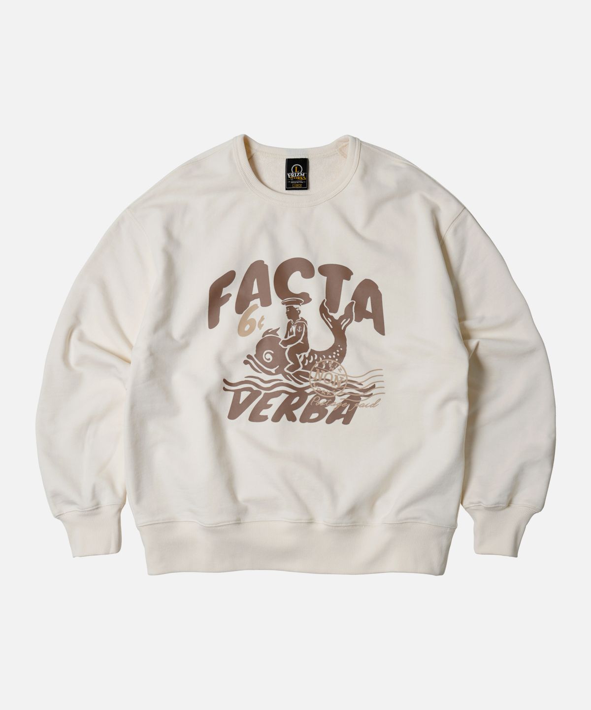프리즘웍스(FRIZMWORKS) POSTAGE STAMP SWEATSHIRT _ BEIGE