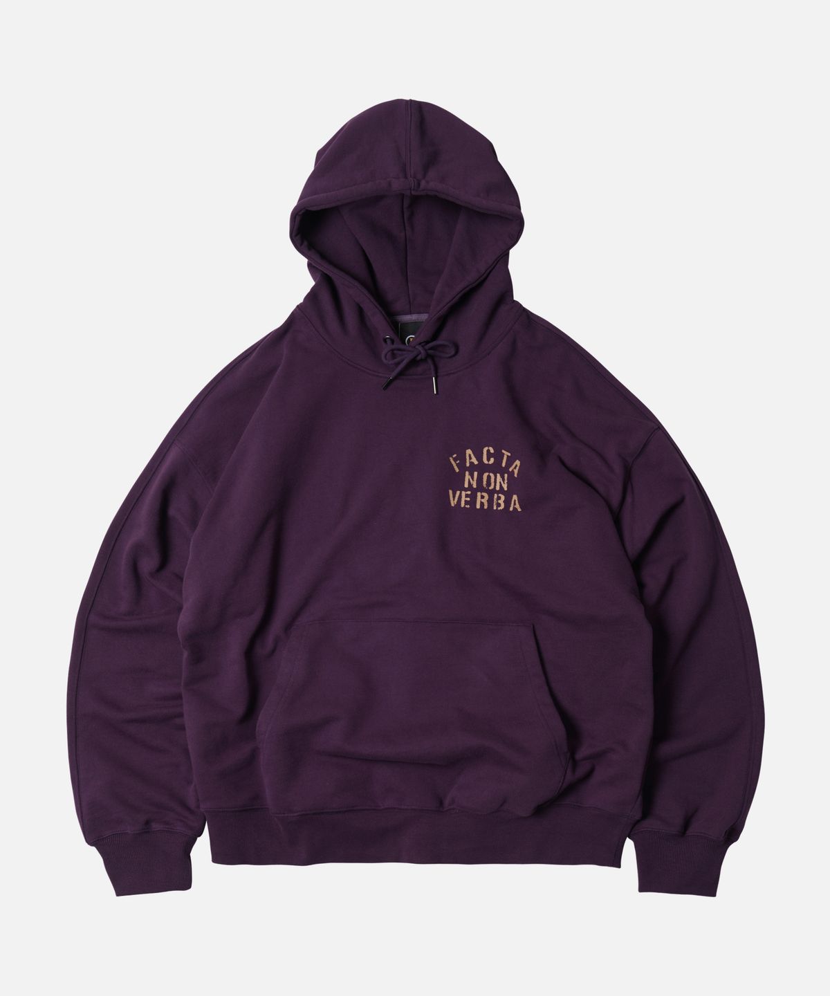프리즘웍스(FRIZMWORKS) FACTA NON VERBA HOODY _ PURPLE