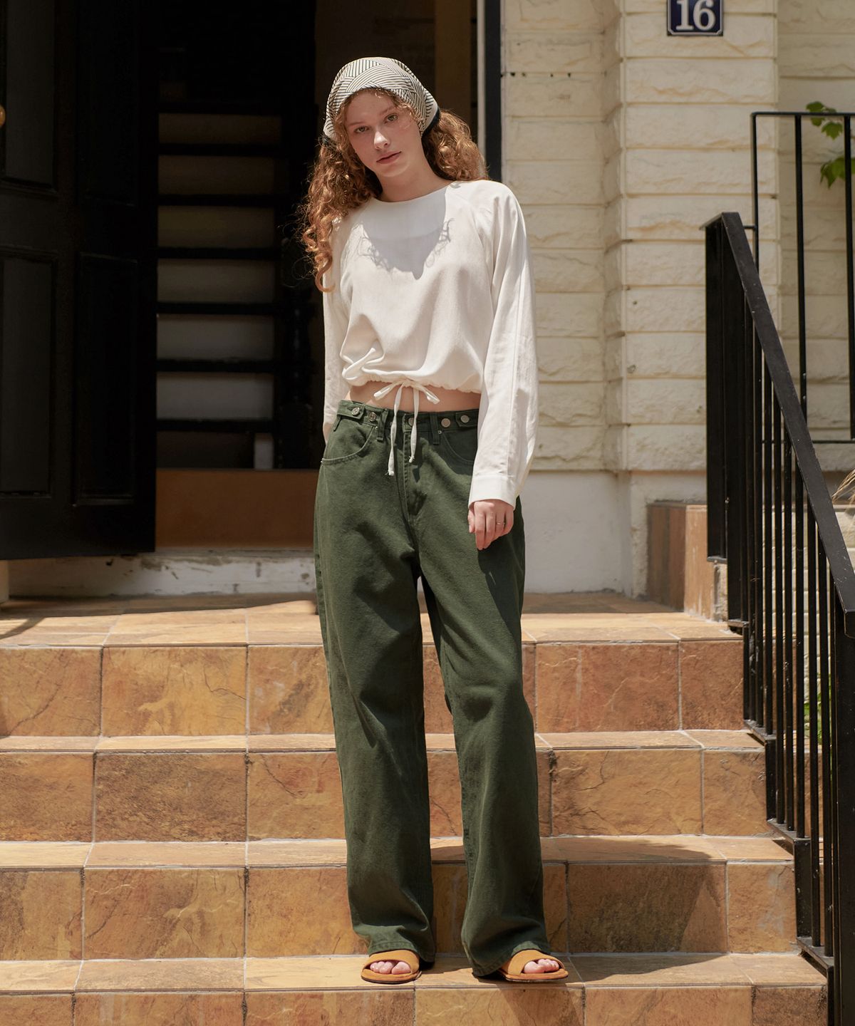 판도라핏(PANDORAFIT) [WIDE] Dennis Button Pants