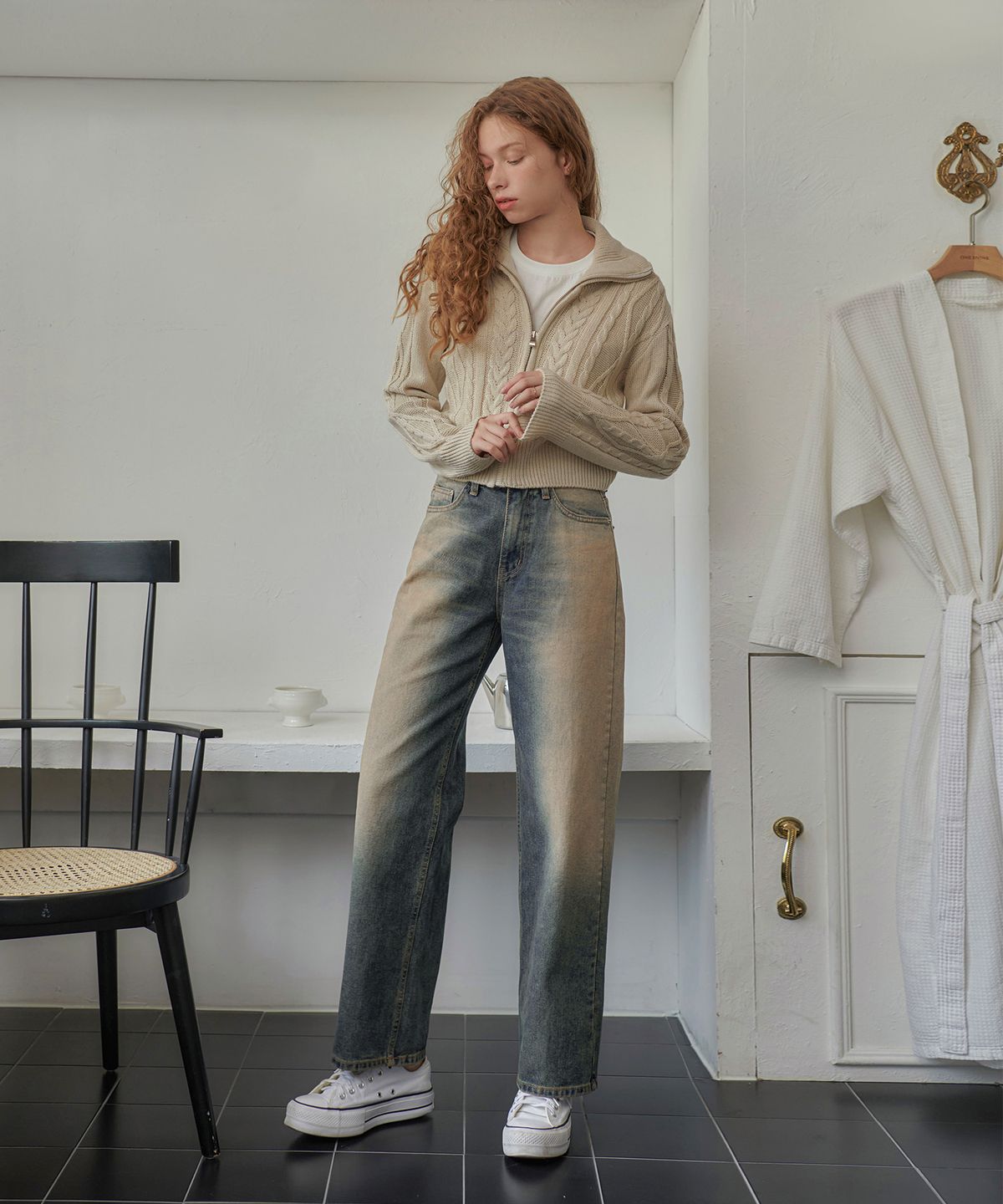판도라핏(PANDORAFIT) [WIDE] Isabella Jeans