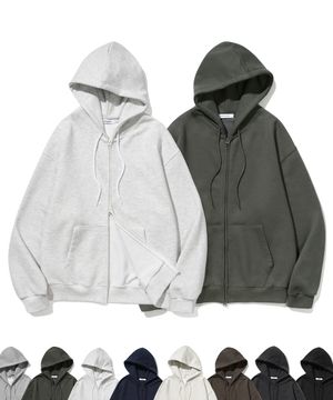 코어드 루즈핏 2Way 후드집업 ( 8Color )