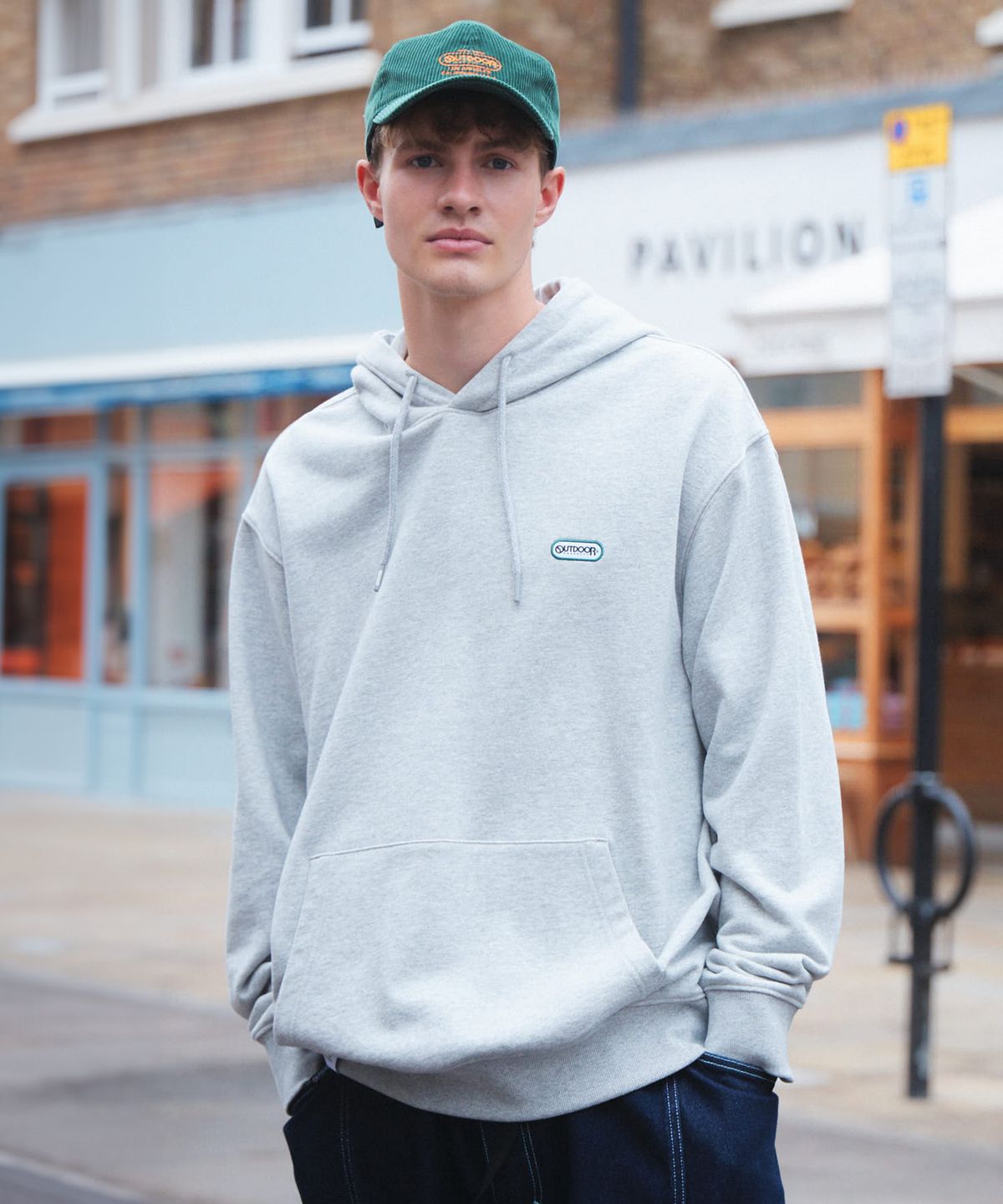 아웃도어 프로덕츠(OUTDOOR PRODUCTS) 에센셜 후드 스웻셔츠 ESSENTIAL HOODIE SWEATSHIRT