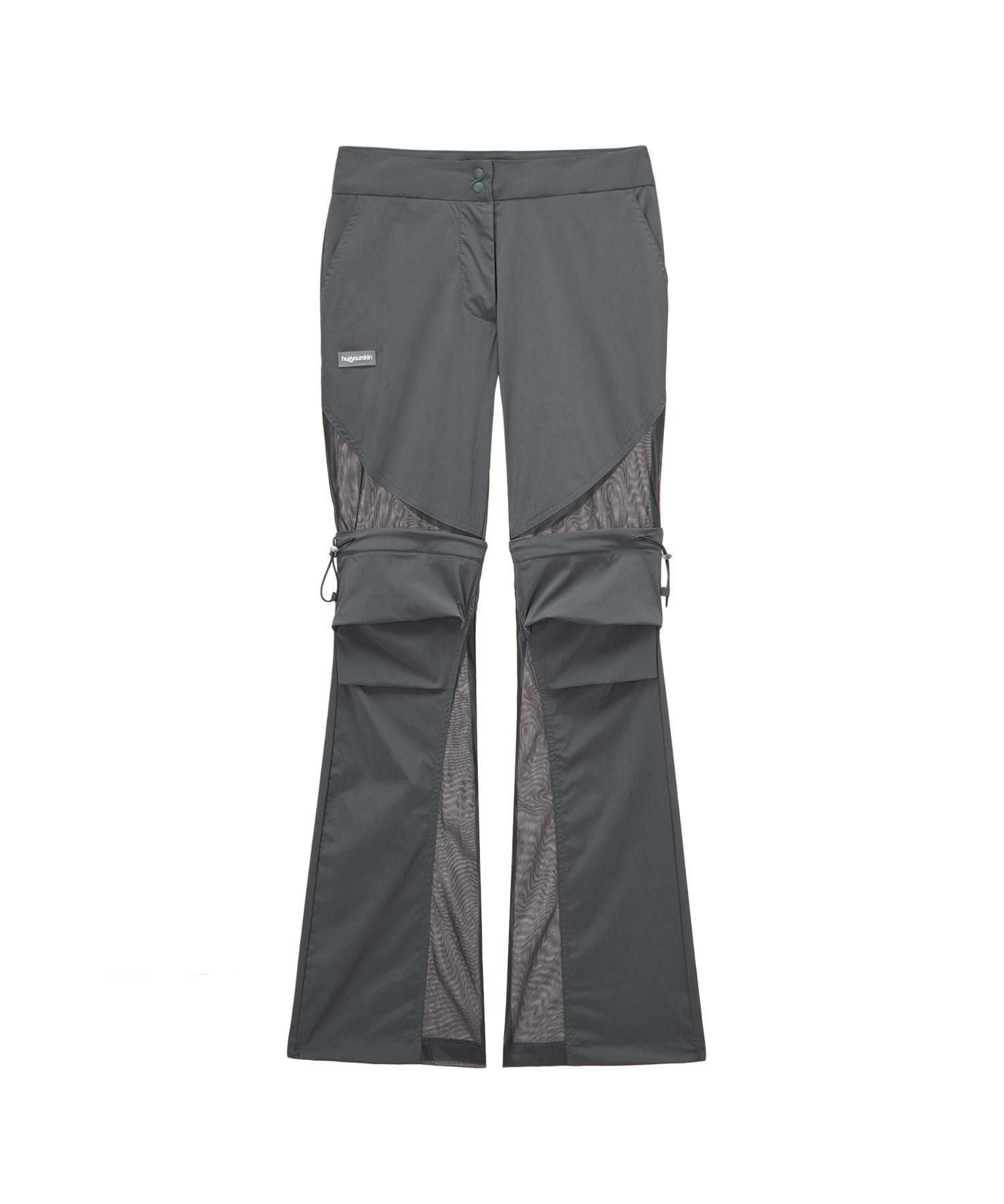 ◇hug your skin◇ Boot cut cargo pants charcoal MUSINSA