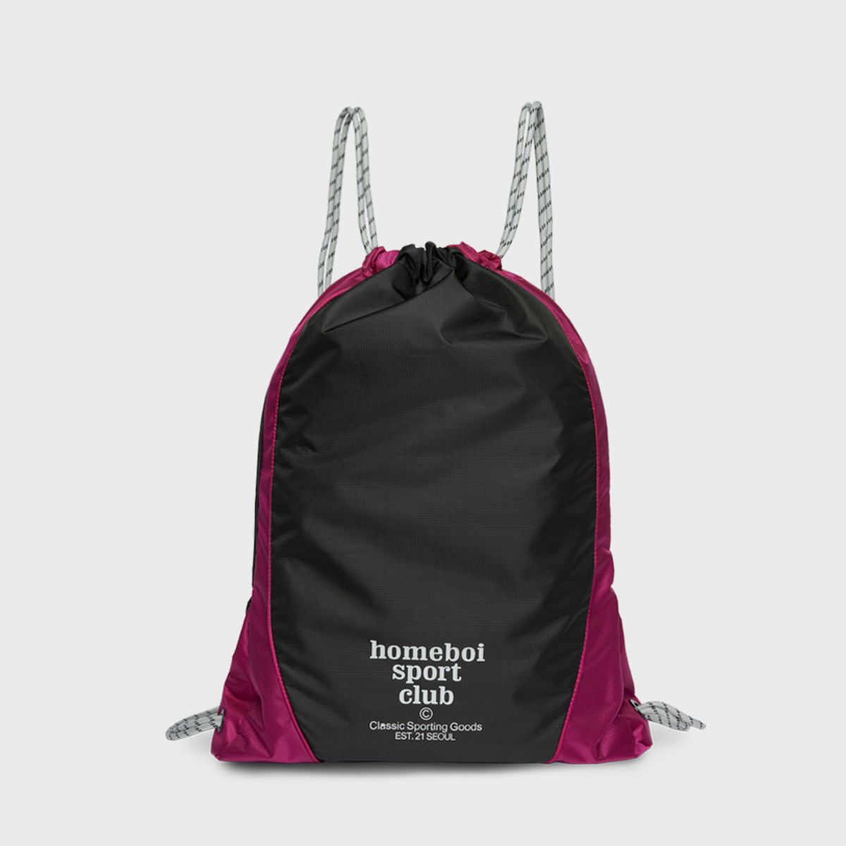 홈보이스포츠클럽(HOMEBOI SPORT CLUB) Sport GymSack(짐색) - 와인