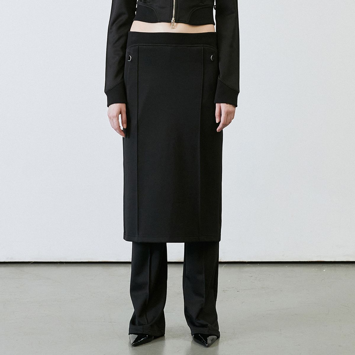 엘씨디씨티엠(LCDC™) SKIRT-OVERLAY TRACK PANTS