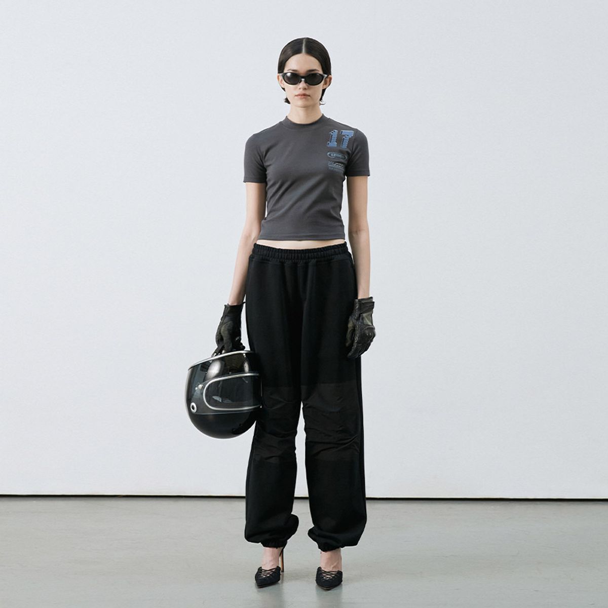 엘씨디씨티엠(LCDC™) BI-MATERIAL SWEAT PANTS
