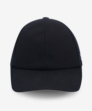 사이드 로고 패치 코튼 볼캡 - 블랙 / 123ACT002CO00249999