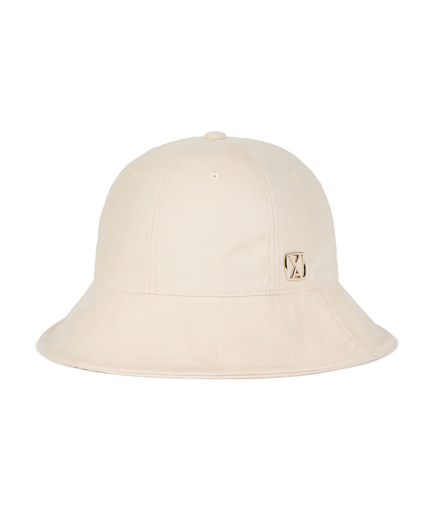 MUSINSA | VARZAR VA Square Stud 6-Panel Bucket Hat Ivory