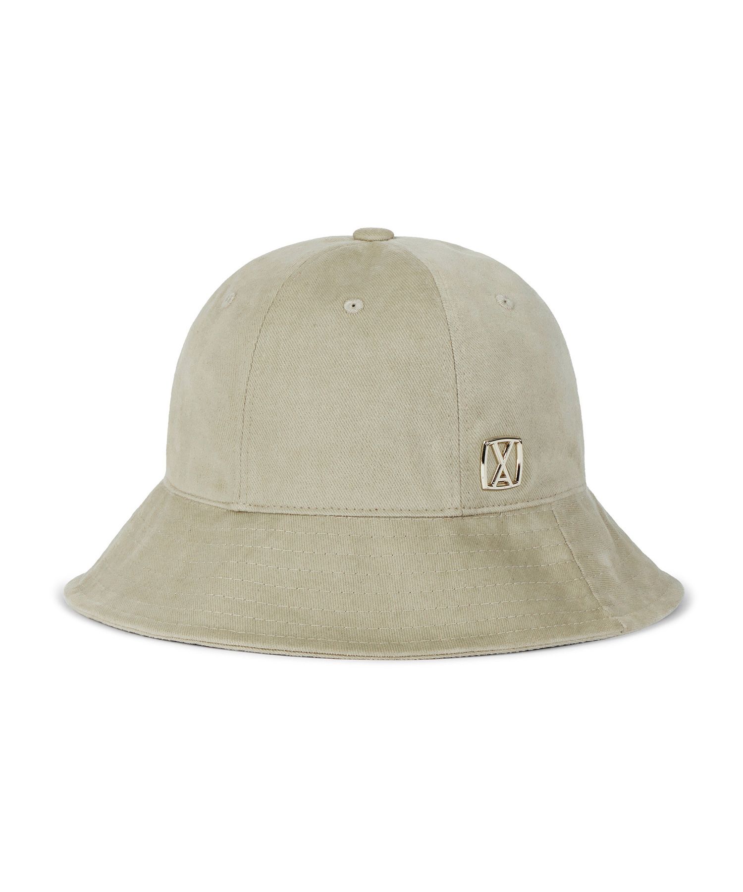 ★VARZAR★ VA square stud 6 panel bucket hat navy VA Square Stud 6-Panel Bucket Hat / Black - VARZAR | 60