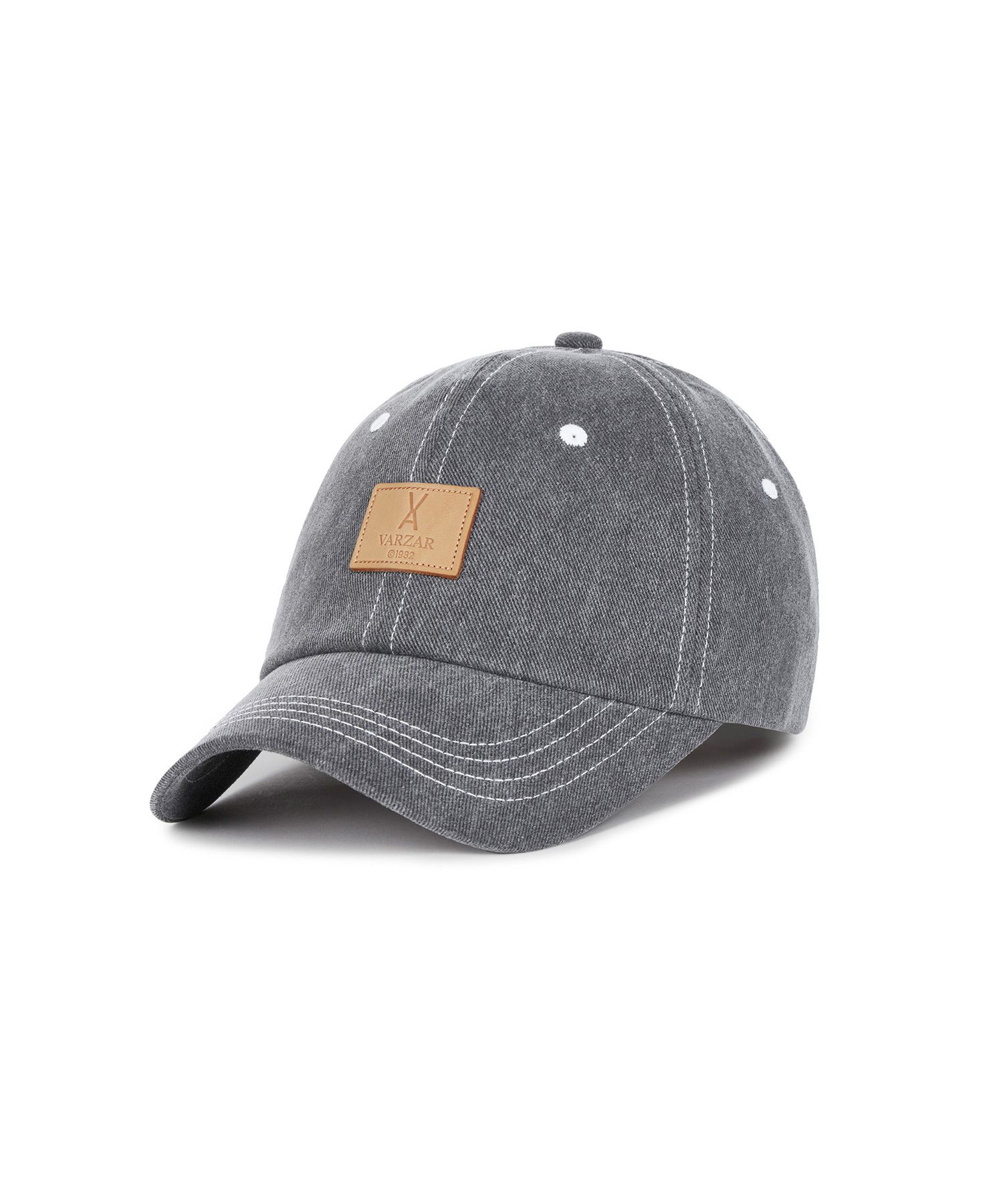 ★人気★【VARZAR】★VA Square Pigment Label Ball Ca.p★ ☆送料・関税込☆VARZAR☆VA Square Pigment Label Ball Cap