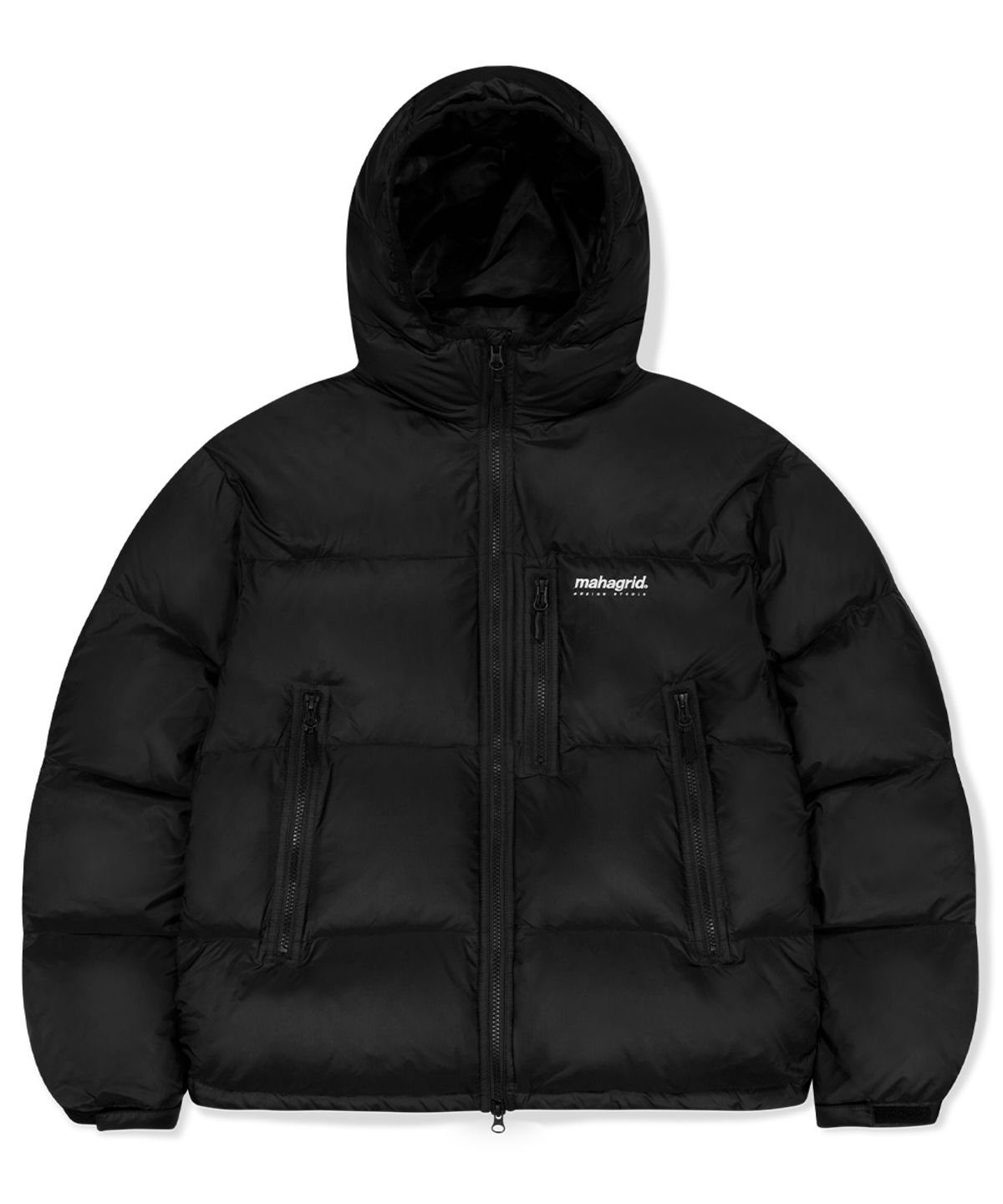 마하그리드(MAHAGRID) HOODED DOWN PUFFER BLACK(MG2DWMB902A)