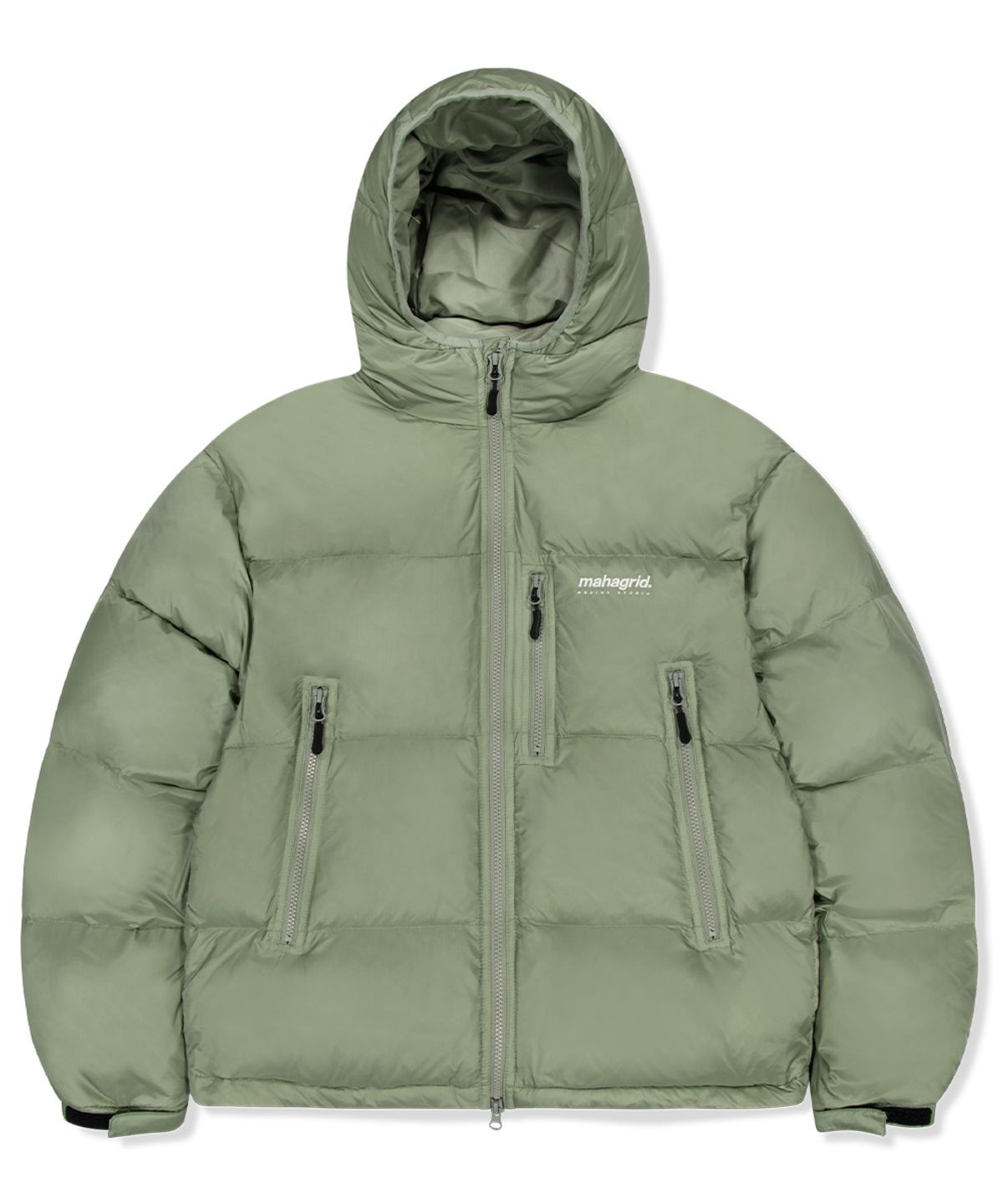 마하그리드(MAHAGRID) HOODED DOWN PUFFER KHAKI(MG2DWMB902A)