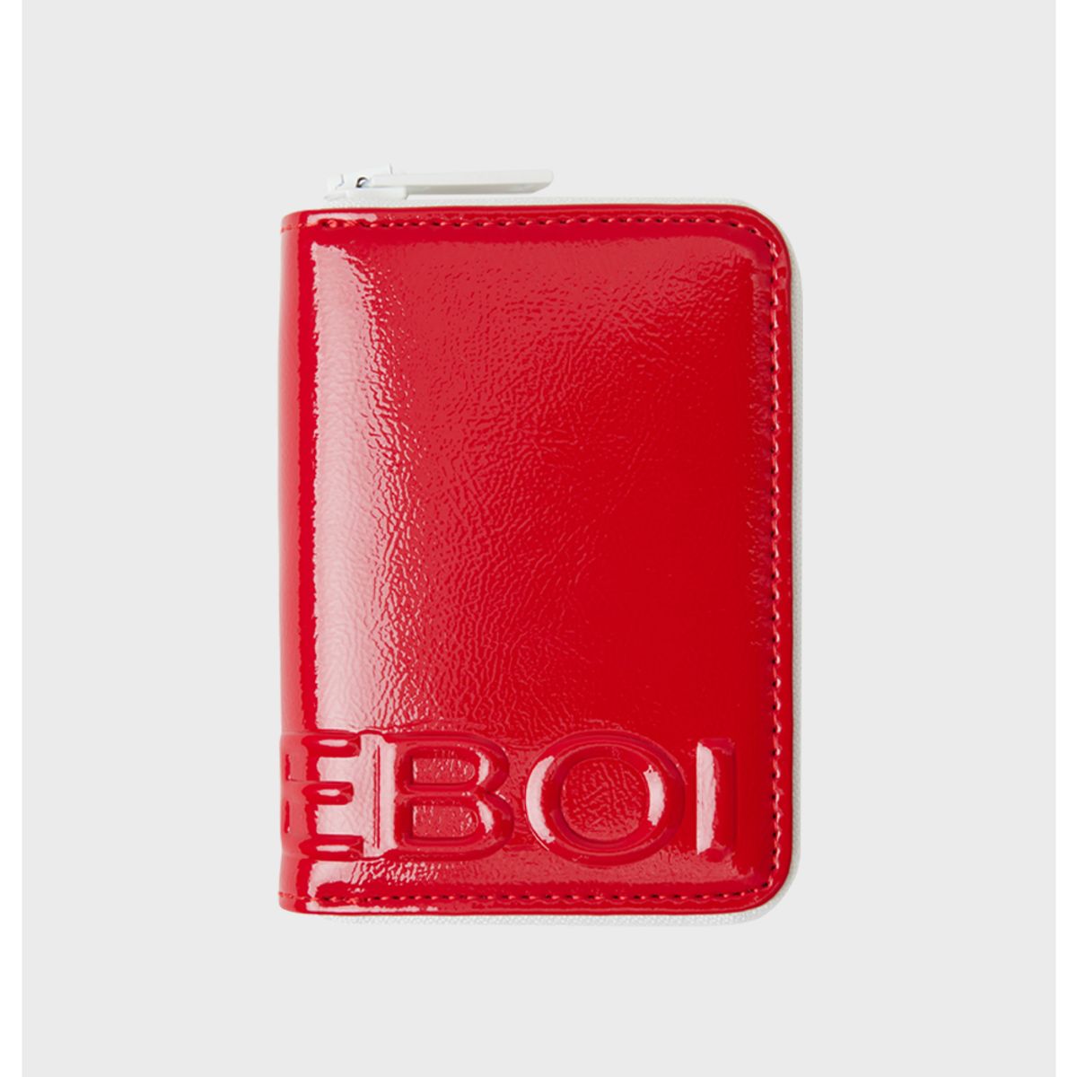 홈보이스포츠클럽(HOMEBOI SPORT CLUB) enamelzipcardholder(애나멜지퍼카드홀더) - 레드