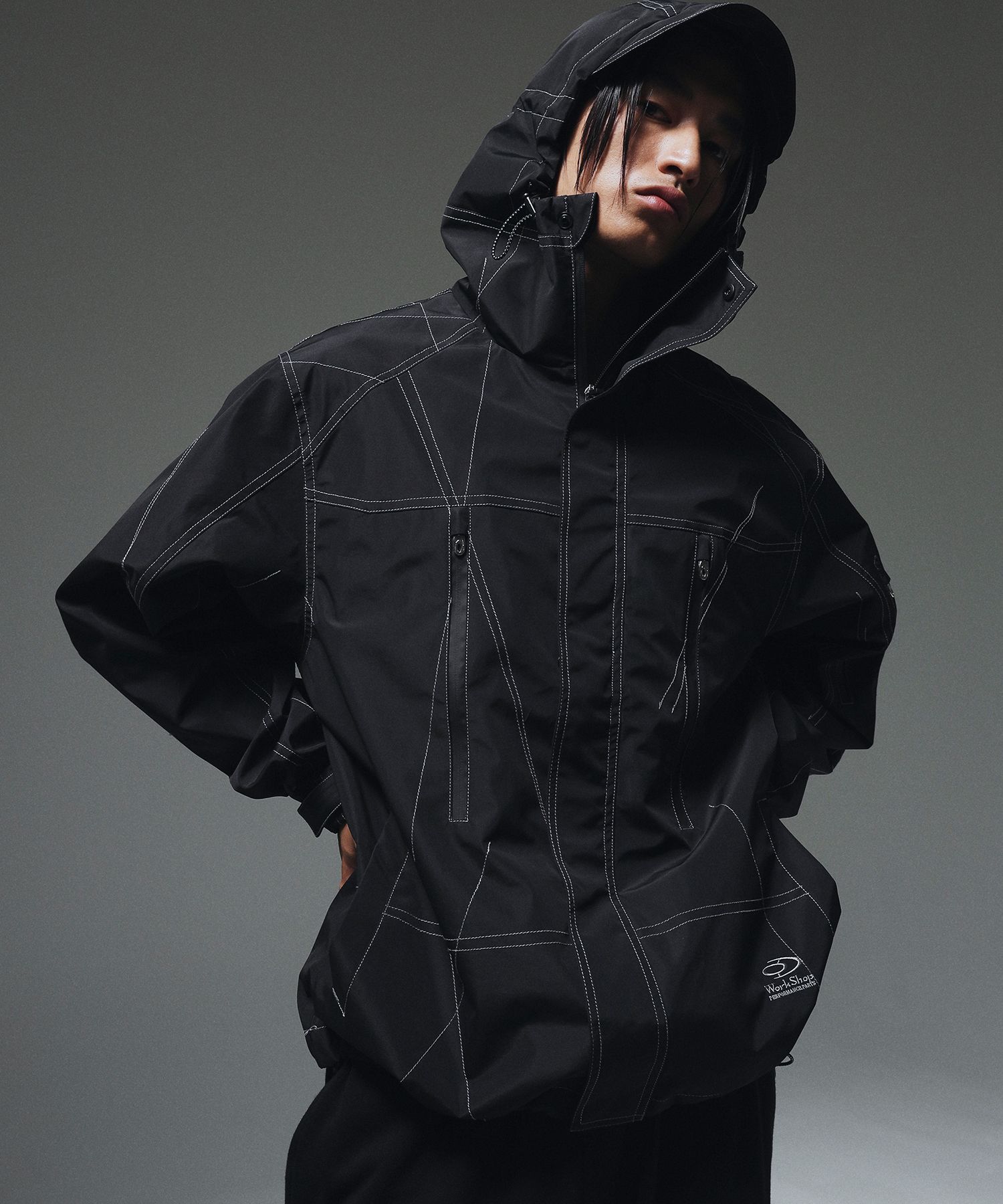 パラスパレスvm ヴーム 3 中綿ライナー付 2way コート L ネイビー パラスパレスvm ヴーム 3 中綿ライナー付 2way コート L