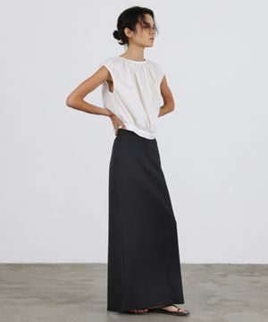 Straight Maxi Skirt - Black