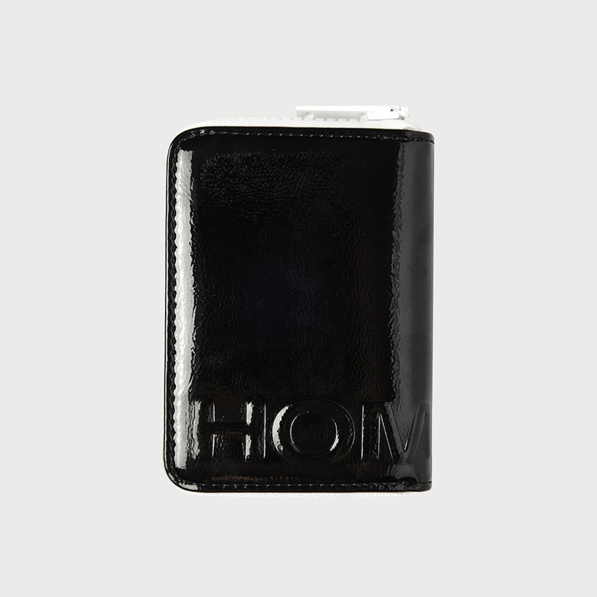 홈보이스포츠클럽(HOMEBOI SPORT CLUB) enamelzipcardholder(애나멜지퍼카드홀더) - 블랙