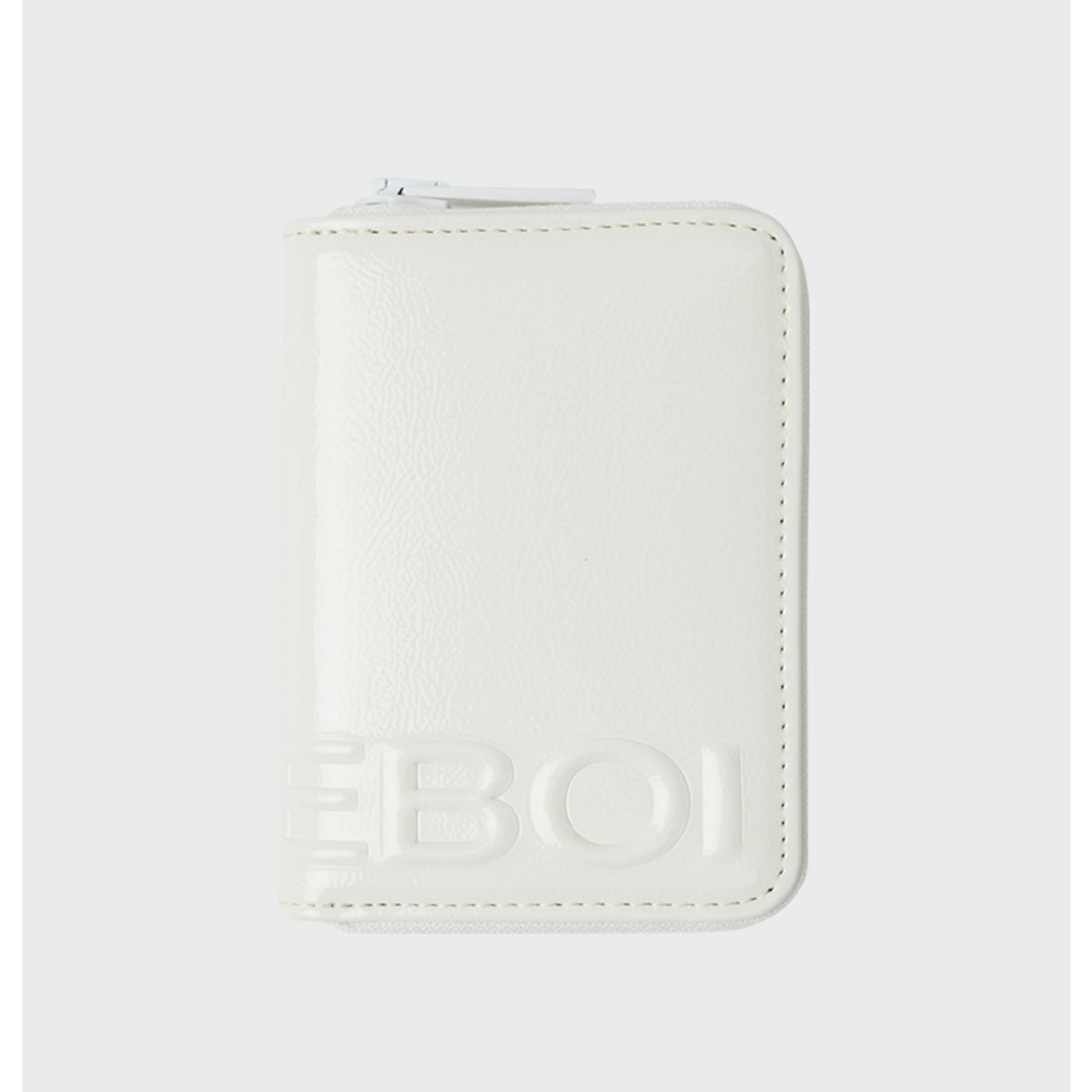 홈보이스포츠클럽(HOMEBOI SPORT CLUB) enamelzipcardholder(애나멜지퍼카드홀더) - 화이트