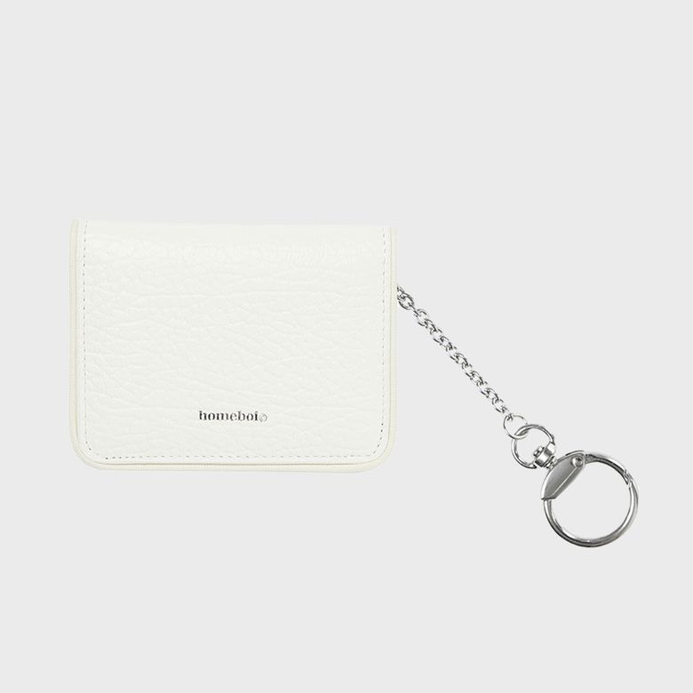 eather keyring card holder (레더키링카드홀더) - 화이트