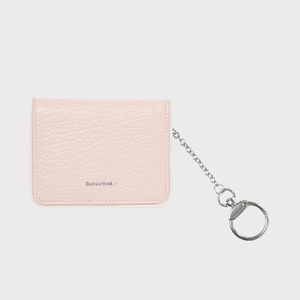 eather keyring card holder (레더키링카드홀더) - 핑크