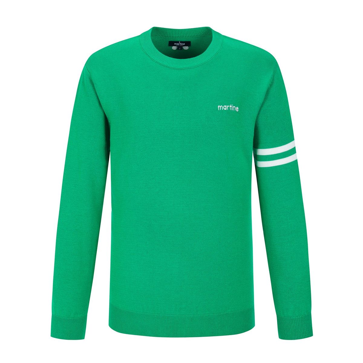 마틴골프(MARTINE GOLF) Intasha Stripe Round Knit_Green (Men)