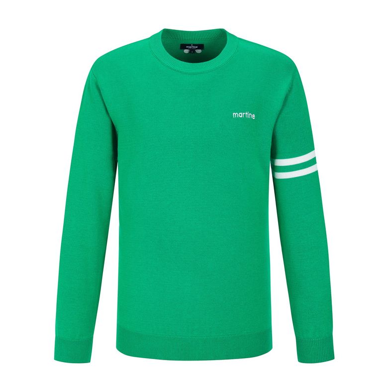 Intasha Stripe Round Knit_Green (Men)