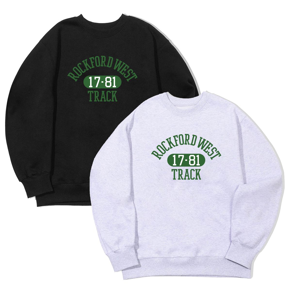 어썸어스(AWESOMEUS) (23FW)ROCKFORD WEST LOGO GREEN SWEAT SHIRTS_3 COLOR