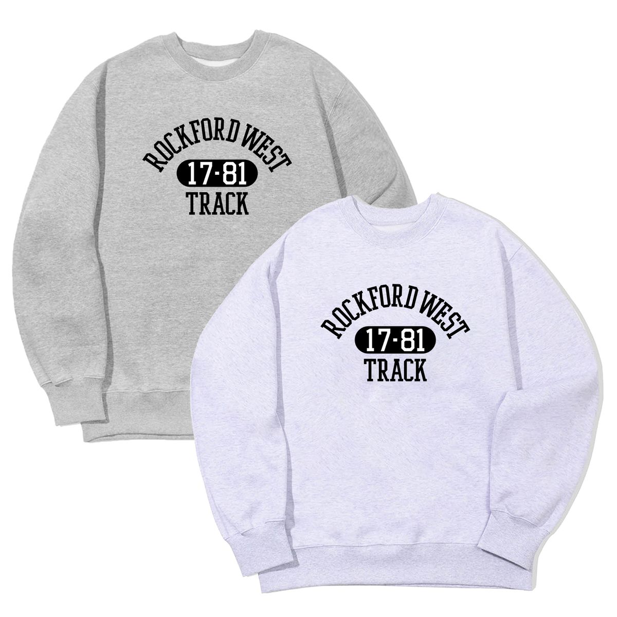 어썸어스(AWESOMEUS) (23FW)ROCKFORD WEST LOGO BLACK SWEAT SHIRTS_2 COLOR