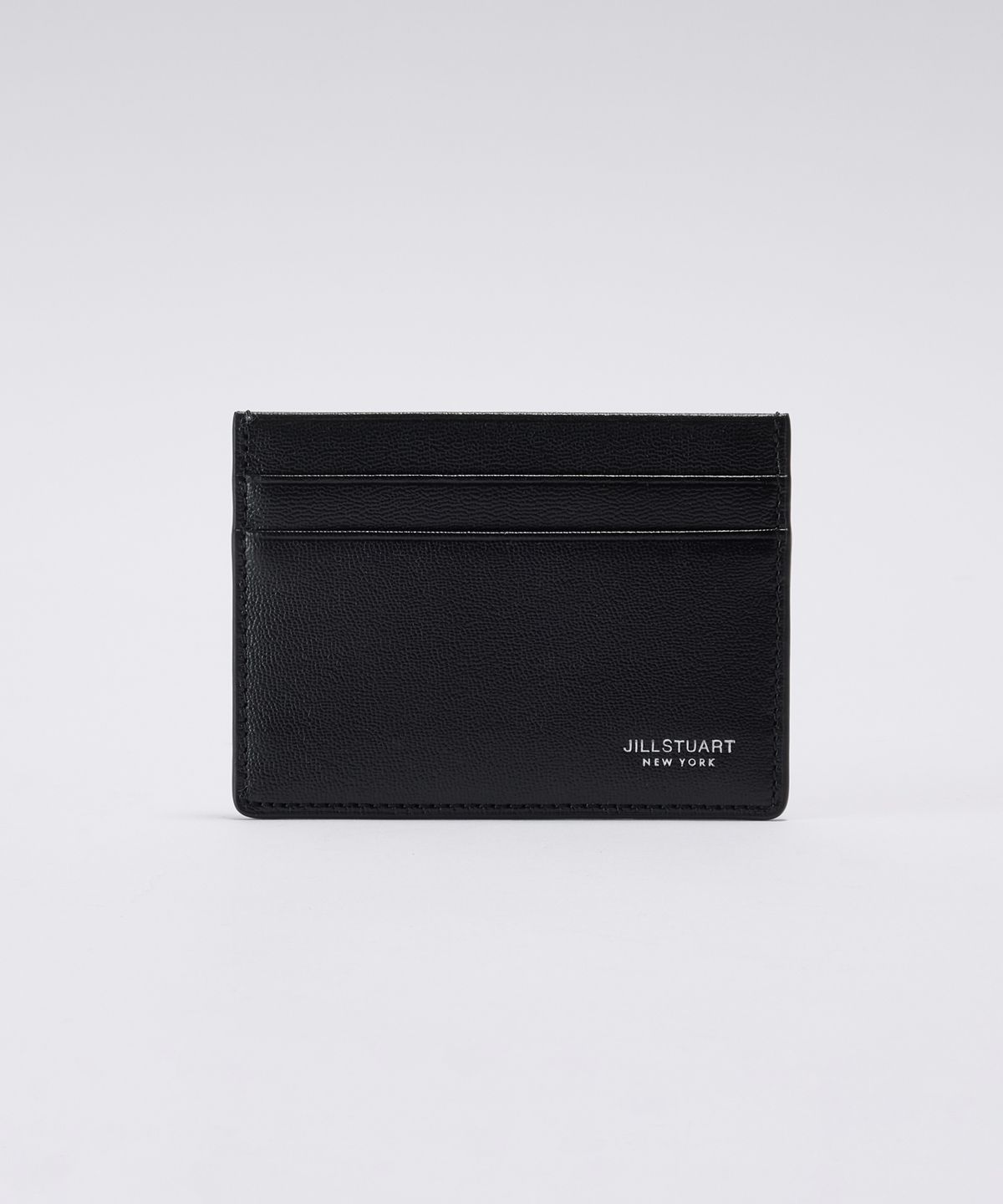 질스튜어트 맨 액세서리(JILLSTUART MEN ACC) 블랙 단색 소가죽 2단 카드지갑(케이스 동봉) JUHO6F962BK