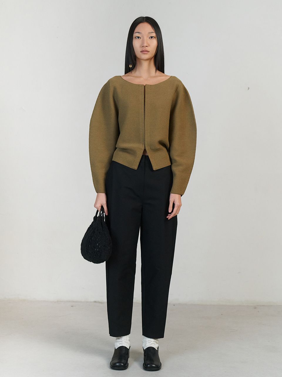 MUSINSA公式 | AMOMENTO SNAP GARCONNE PANTS